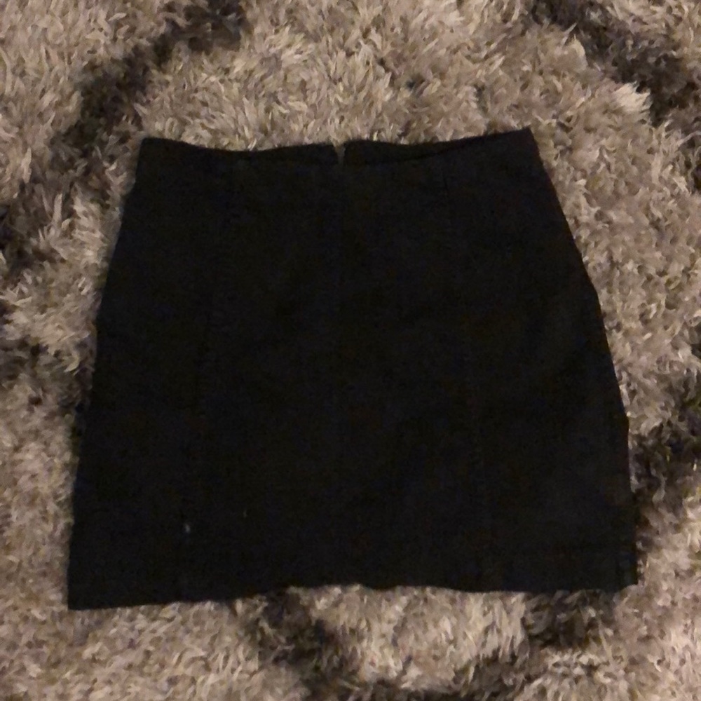 free people black skirt size medium